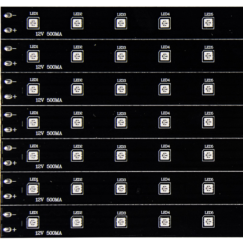 Routing V CUT Beveling LED Printed Circuit Board Custom OSP Surface