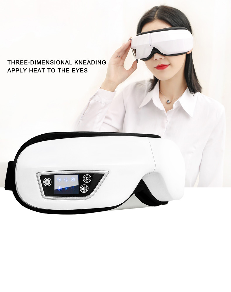 Heat 2022 Upgraded Rechargeable Smart Eye Massager With 3 Modes For Relax And Reduce Eye Strain Dry Eye