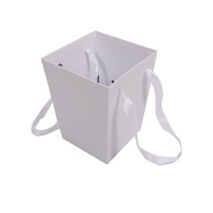 PDF CDR AI Square Cardboard Flower Boxes EVA Insert With Handle