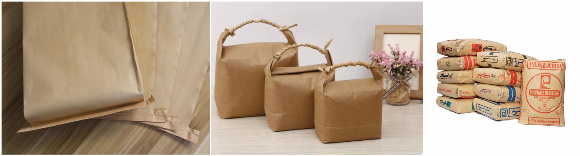 80gsm 90gsm Thickened Kraft Paper High Strength Kraft Bags Paper For Cements