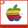 Buy cheap Apple shape metal badge,Apple lapel pin with button high quality wholesale from wholesalers