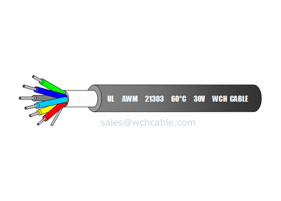 UL21303 LSZH Cable: 30AWGx6C