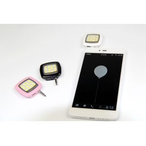 LED FLASH light for Camera Mini Selfie Sync for IOS Android with USB Cable GK