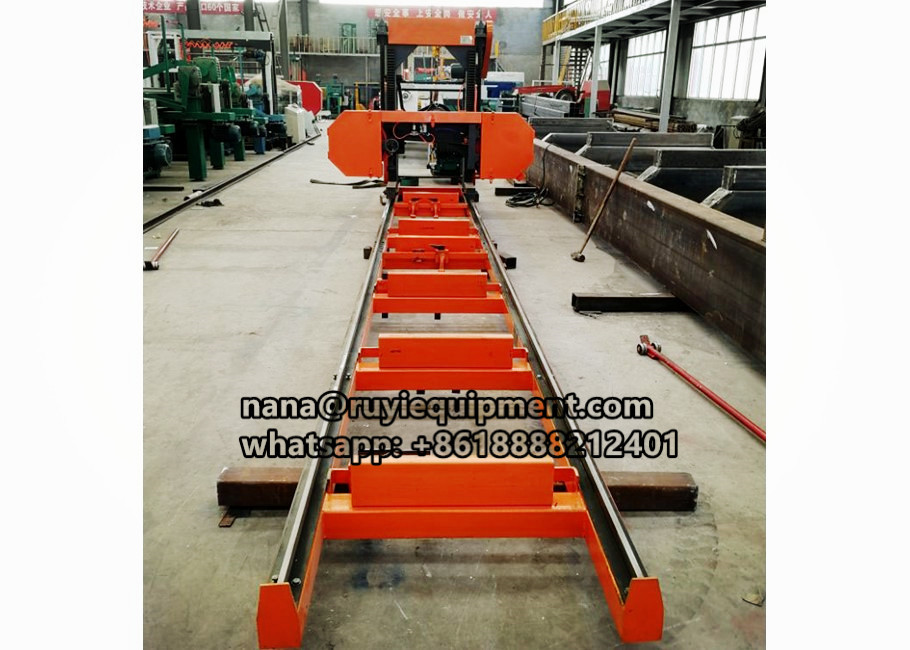 MJ700 Electric Portable Horizontal wood Band Sawmill for wooden board