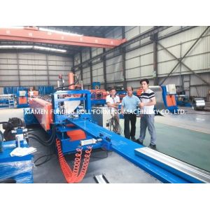 GI Racking Roll Forming Machine 15KW Power PLC Control System