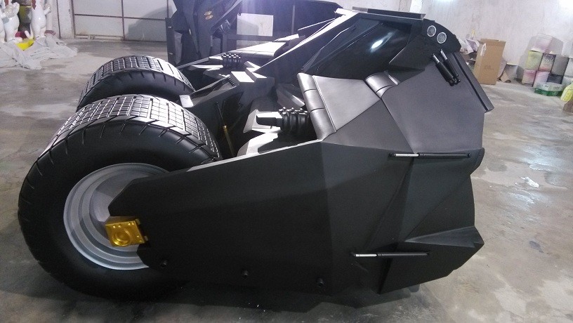 event party celebration props batman's vehicles as decoration statue in shop/ mall /event celebrity activity