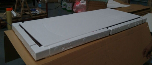 Fireproof Solid Core Flush Interior Doors 45mm Thick Bathroom Wood Door