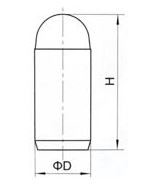 Column Shaped Tungsten Carbide Buttons For Geotechnical Construction Roll Press