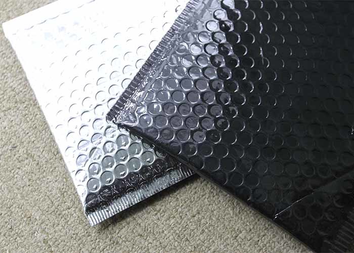 Foil Film Material Metallic Bubble Mailers 6x9 2 Sealing Sides Customized Color