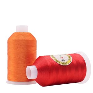Embroidery Machine Thread Customized Big Cone Polyester Embroidery Threads 120D