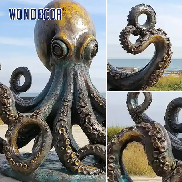 Outdoor Bronze Large Realistic Life Size 3D 2D Letter Sculpture