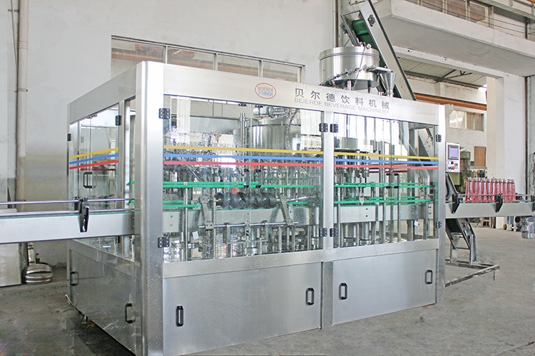 380V Carbonated Beverage Filling Machine Easy Operation High accuracy