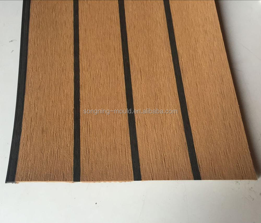 25meters/roll Synthetic Teak Flooring Boat Rubber Deck for Modern Design