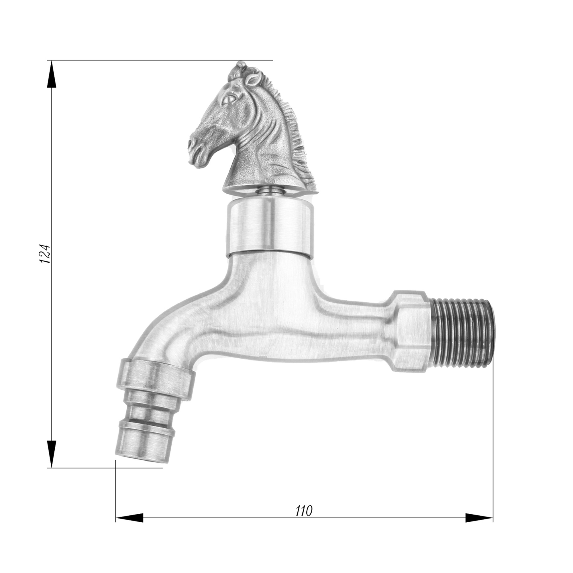 SZ-01 24 6L-F European Style Bibcock