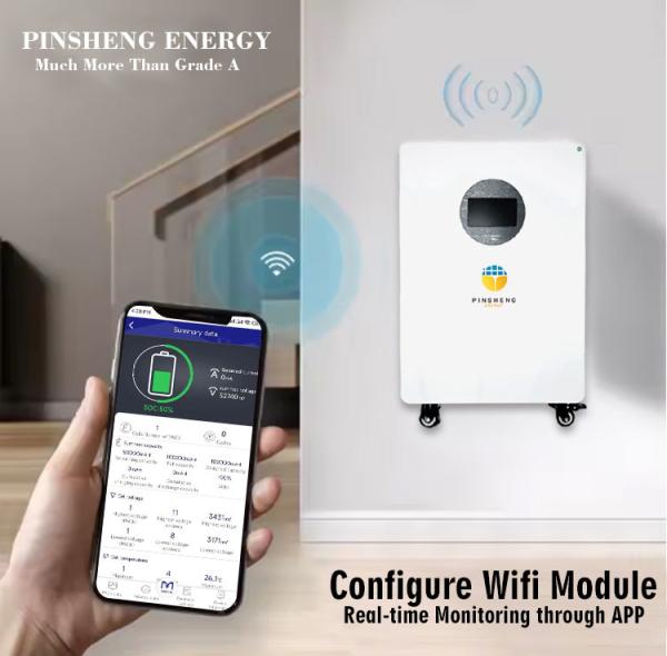 Pinsheng Lithium Battery 15kWh 51.2V 280Ah 300Ah Home LiFePO4 Battery Pack Solar