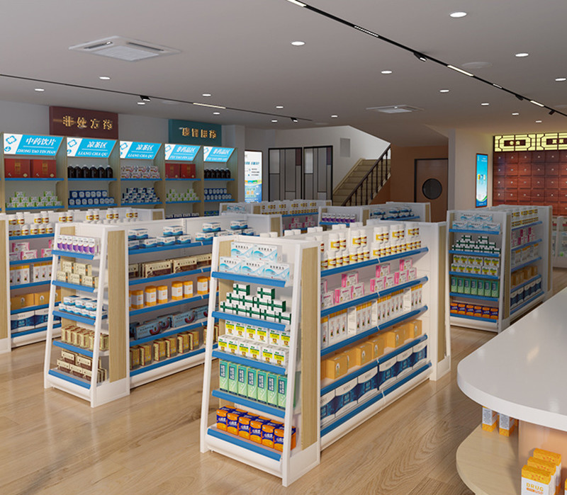 High Quality Convenience Store Display Shelves OEM Gondola Shelving