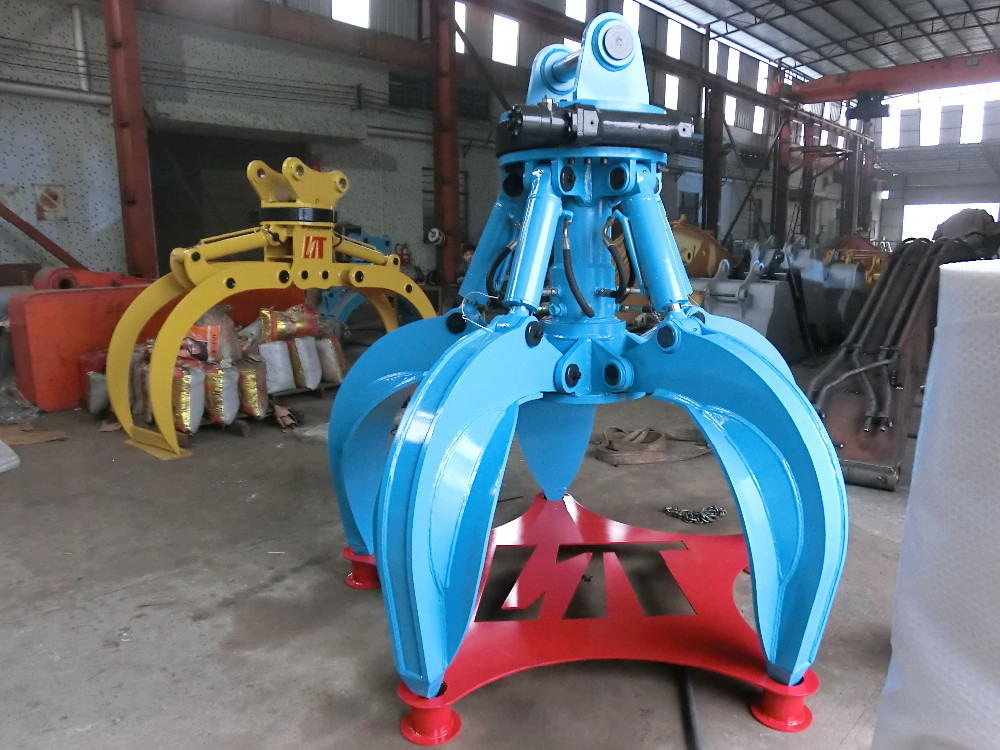 Q355B Hydraulic Grapple Scrap Grabber For PC EX PC 3-75 Ton Excavator
