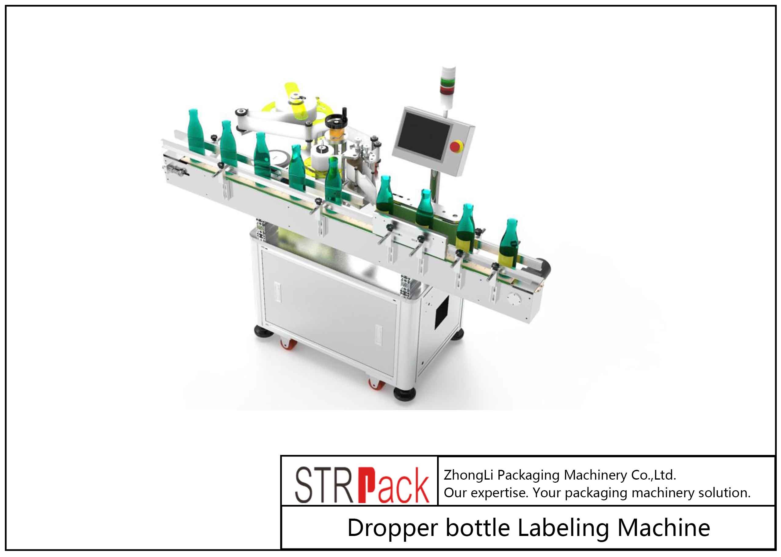 High Automation Bottle Labeling Machines Multi Directional Durable