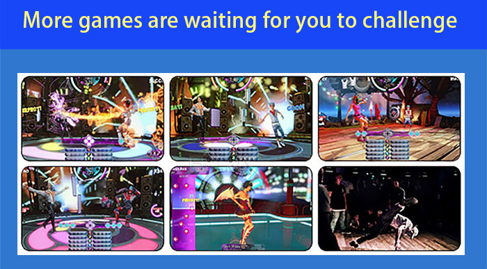 Coin Operated 55 Inch Vr Dancing Game Simulator Virtual Reality Machine