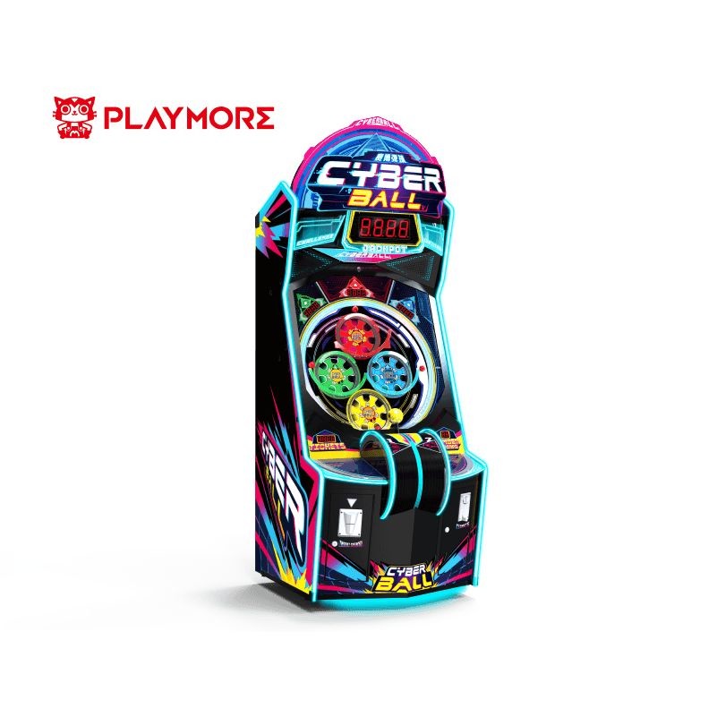 180W 110V Cyber Ball Kids Coin Operated Game Machine Shooting Ball 1 Player