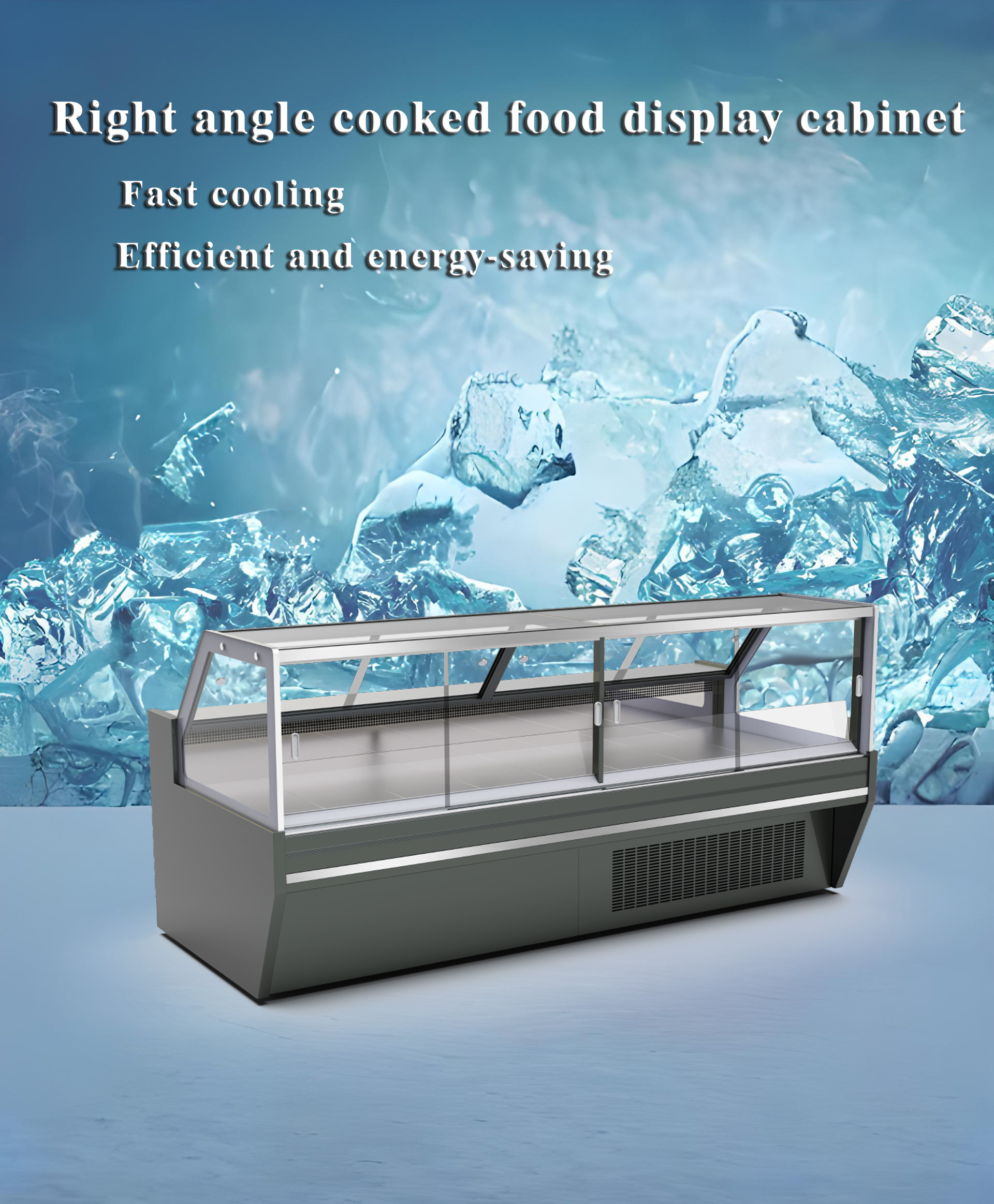 Glass Door Refrigerated Deli Case