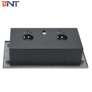 Hidden 3.5 Audio Desk Pop Up Sockets Black Matte , Power Supply Plug For
