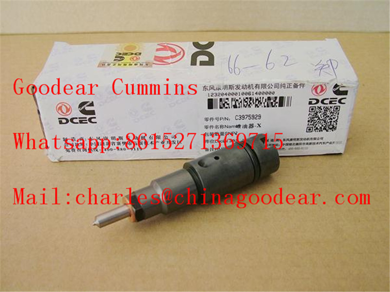 Dongfeng 6L 375hp diesel engine fuel injector 3975929