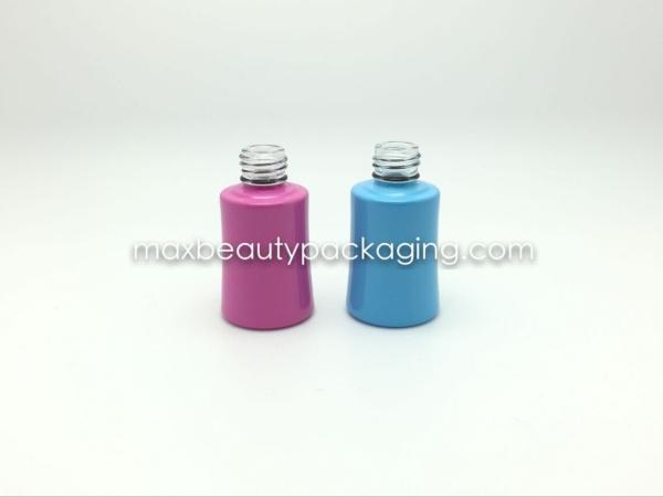 thick tough powder coating gel bottle high quality nail polish packaging uv