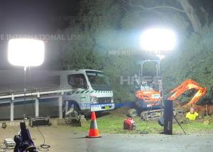  Autonomous Self Inflation Led Construction Lights 2000W With Metal Halide Manufactures