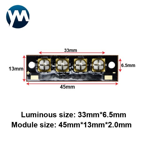 LED Chip Lamp Beads 40W UV Light Module 6565 10W For 3D Printing Curing