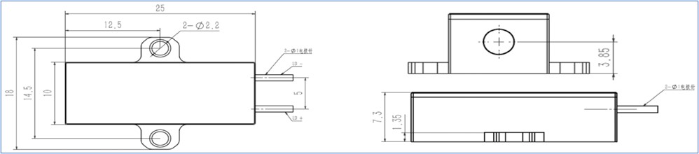 Erbium-Doped Glass Diode Lasers 1535nm 1537nm Wavelength Er Glass Laser