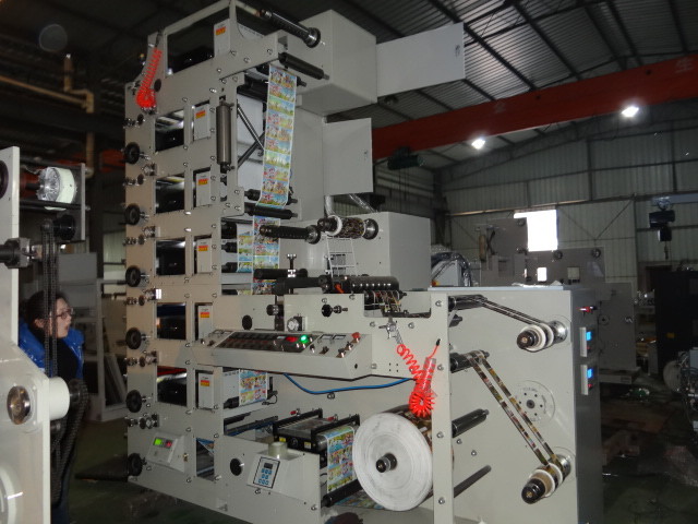 Plastic PP PE High Speed Flexo Printing Machine POF PVC Non Woven Woven Fabric Paper Bag