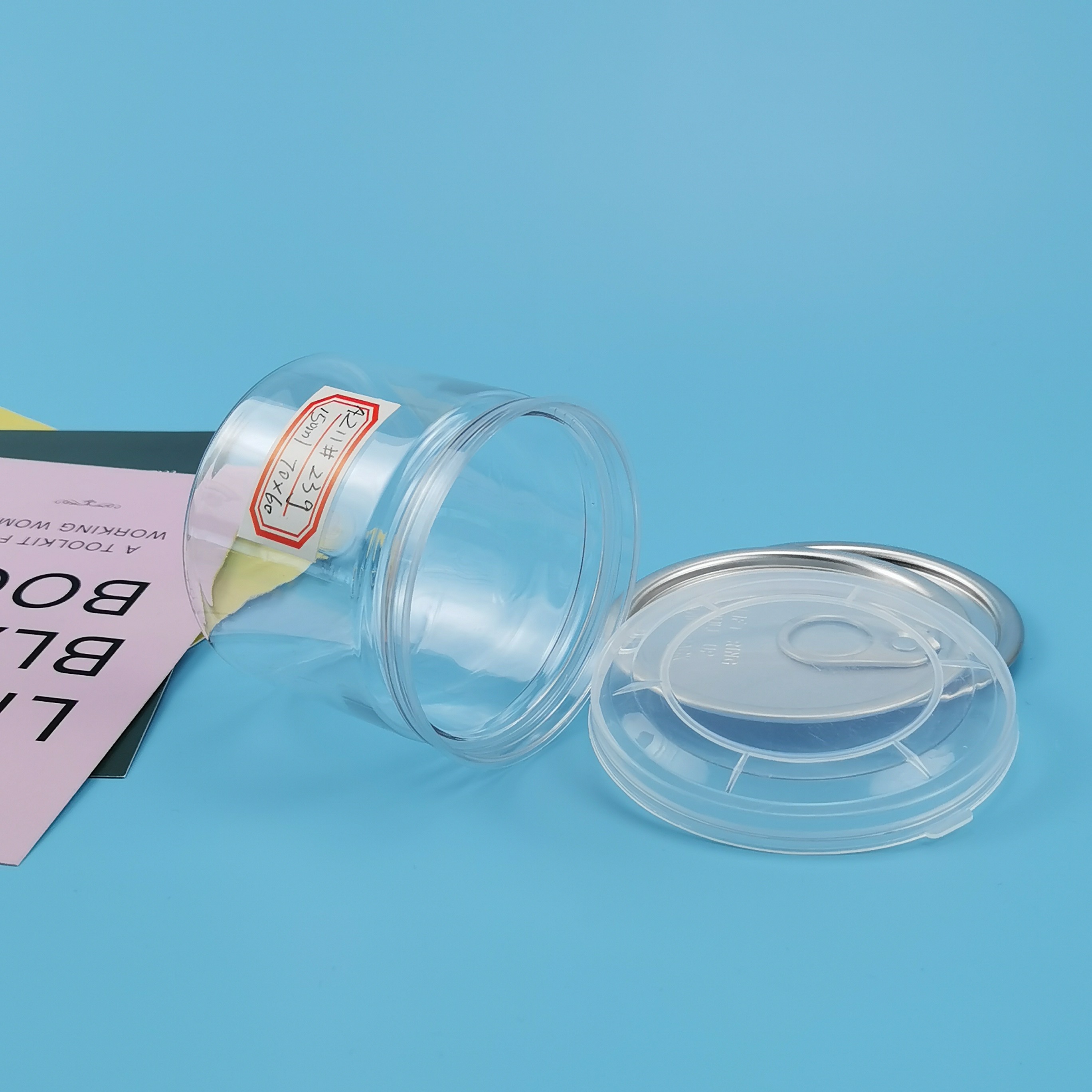 Food Grade 65mm 150ml Plastic Honey Jar BPA Free
