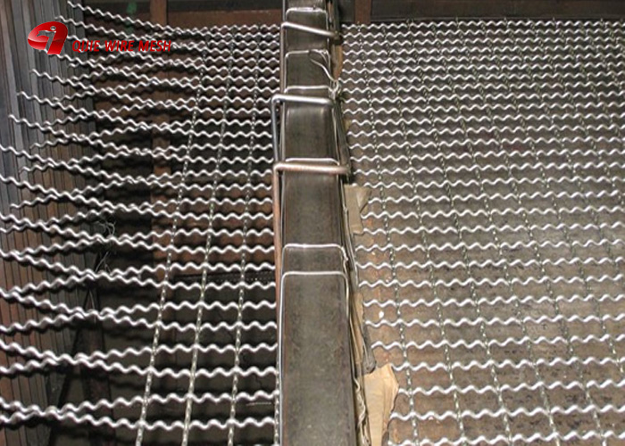 aluminum crimped wire mesh