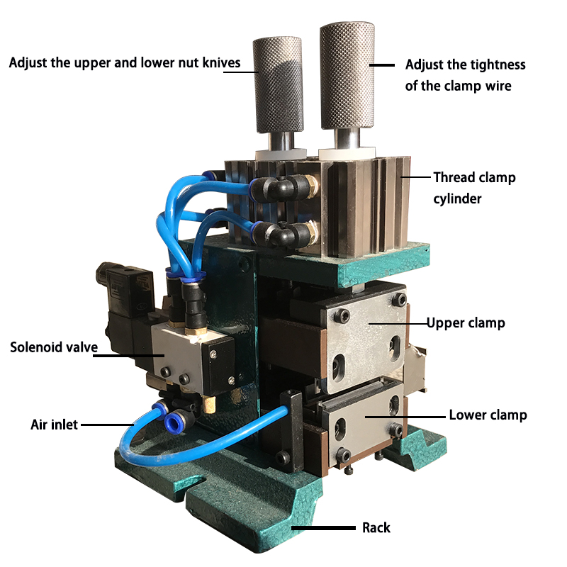 YH-3F Pneumatic Wire Stripping Twisting Machine for Stripping Wire Range 32AWG-18AWG