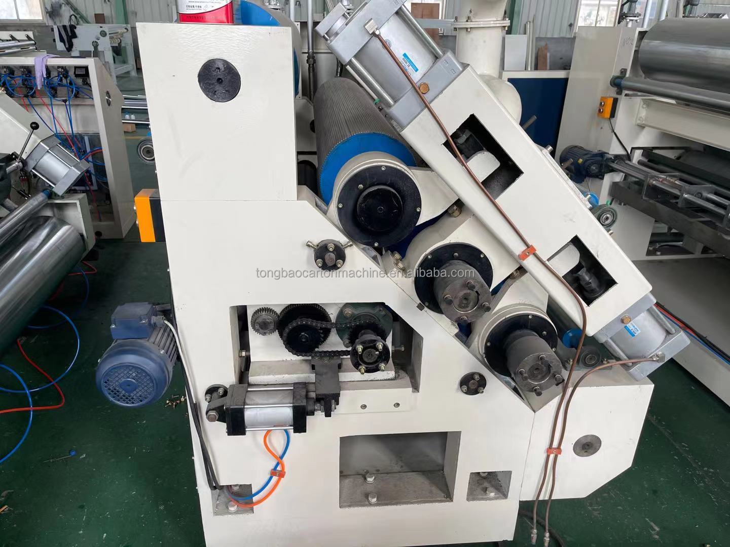 Flute type E Carton Making Single Facer Corrugating Machine Item Packing Machineline