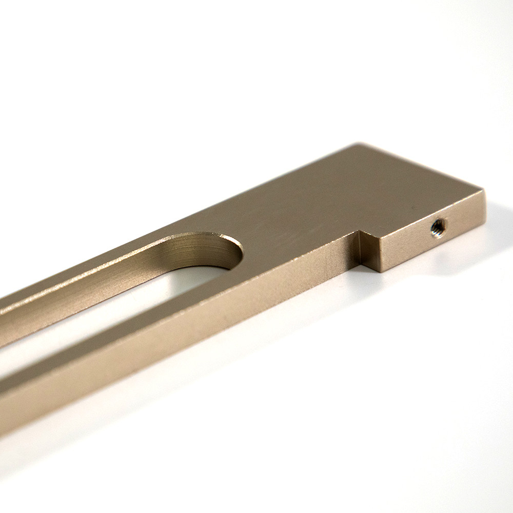 220mm Aluminium Furniture Handles Black Sliding Cupboard Door Handles