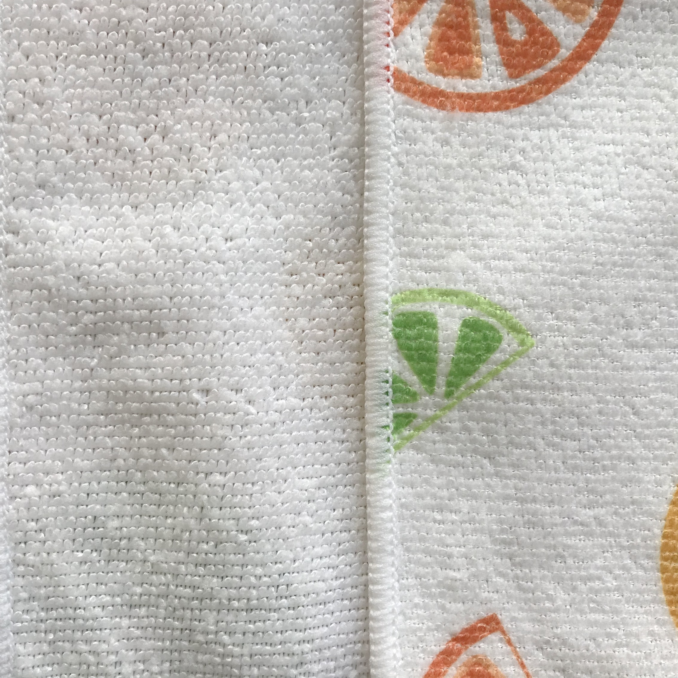 Cute printed microfiber absorbing water kitchen useage dry wipes