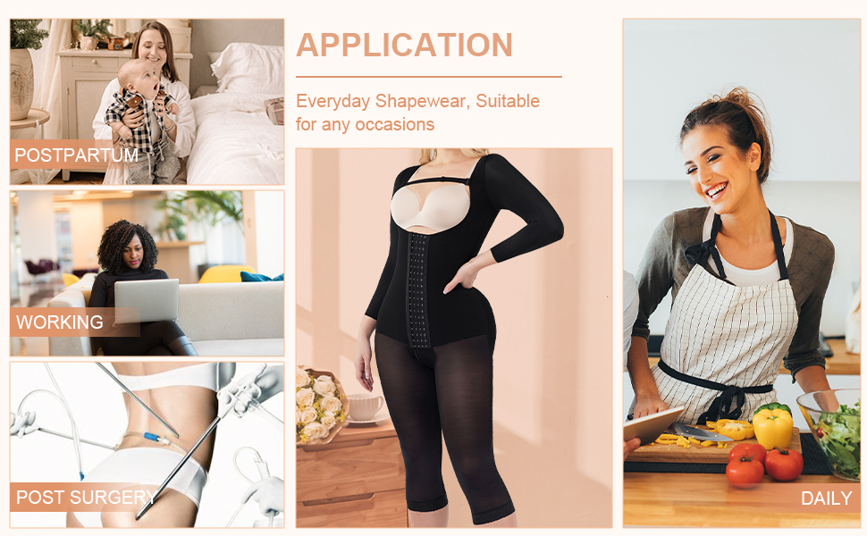 HEXIN 2023 Fajas Colombian Stage 2 Women Body Slimming Tummy Control Shapewear for Women