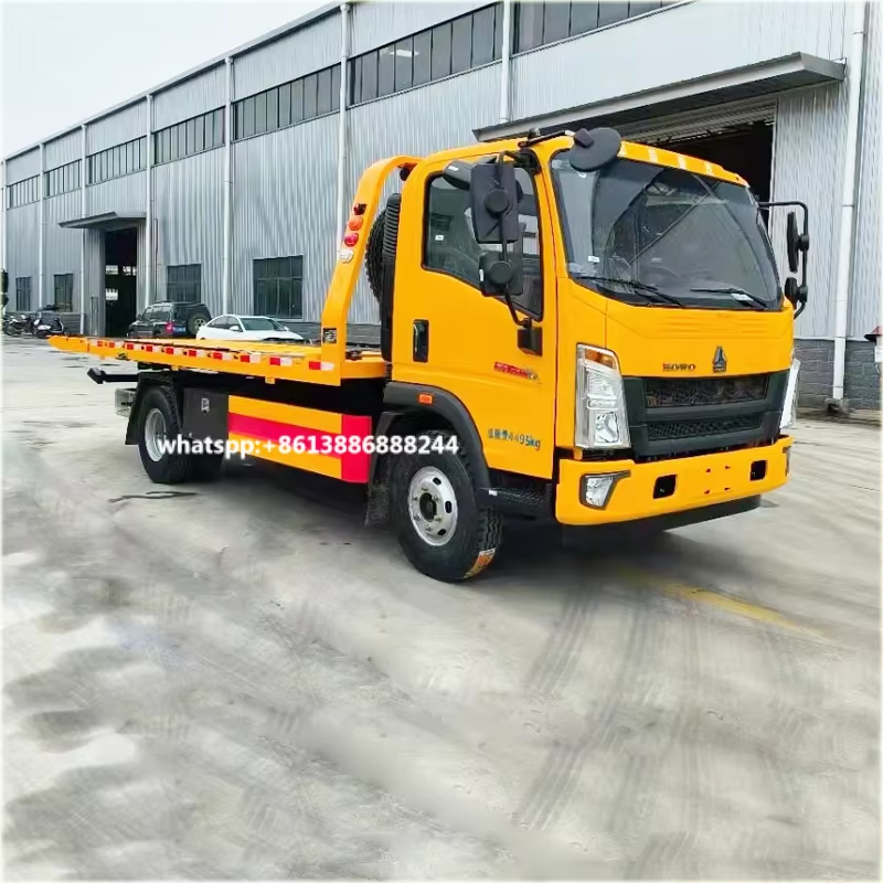 Sinotruk HOWO 4 Tons Wrecker Obstacle Tow Tractor Truck Breakdown Truck