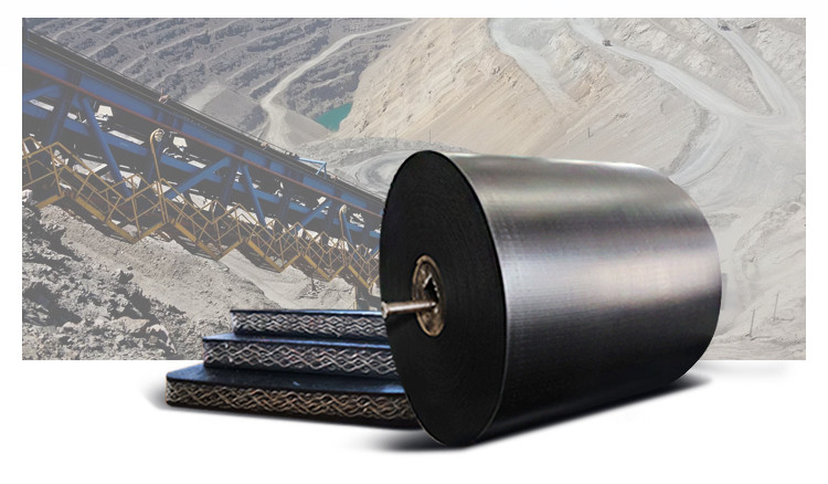 Mine Rubber Conveyor Belting 1600S PVG Solid Woven Conveyor Belt