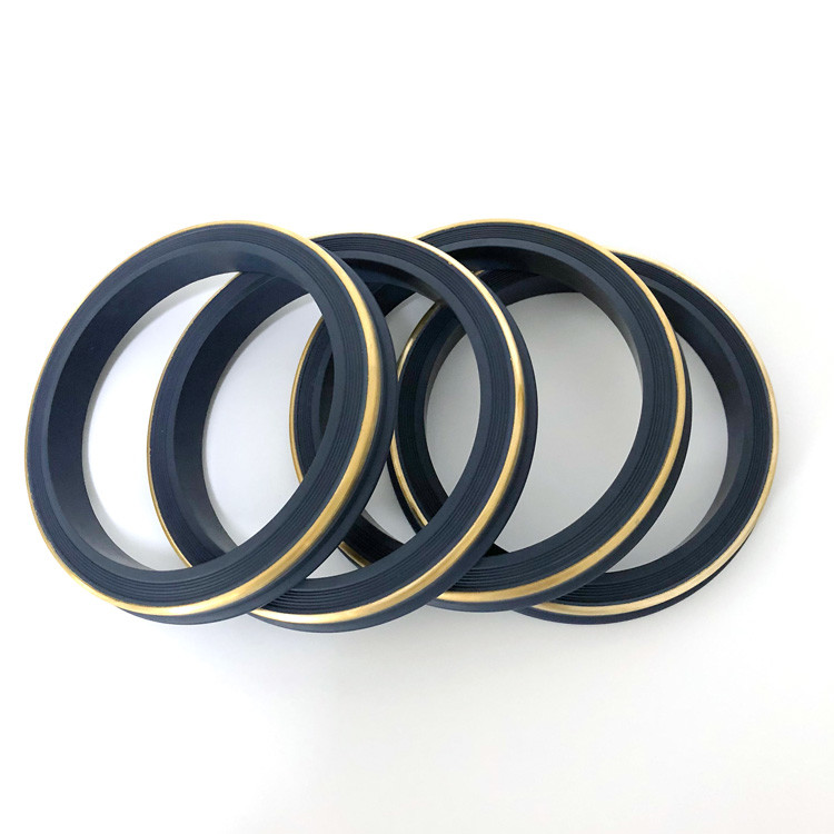 Professional Brass Backed Nitrile Rubber Seal For Hammer Union Black Color