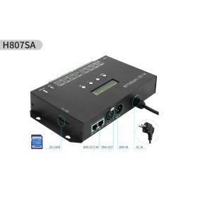 DMX512 Programable SPI Led Controller H807SA 8192Pixels For DMX512 WS2811