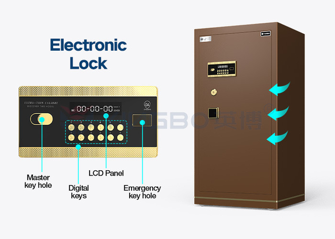 95kg Dual Alarm Office Safe Box Electronic Lock YB/N7-120