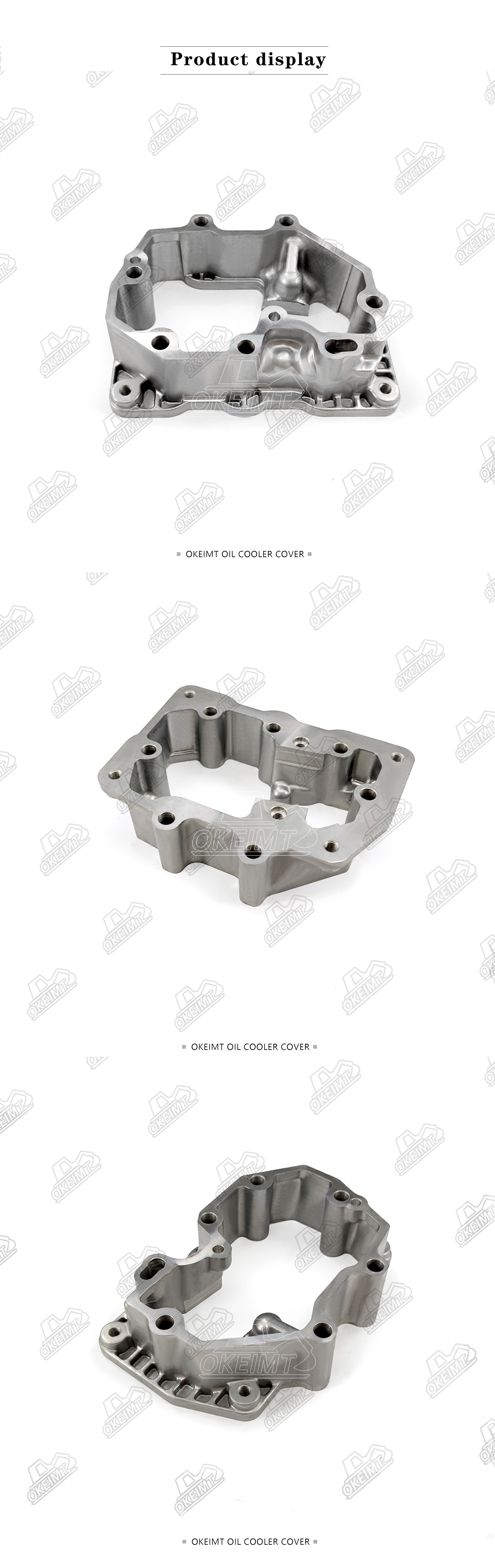 6D125 Valve Cover Spacer Aluminum Bracket Cylinder Head For Komatsu Engines Parts
