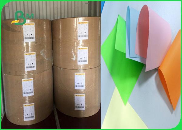 Width 61 × 86cm Feel Good Bright Colors 80gsm 90gsm Colored Offfset Paper In