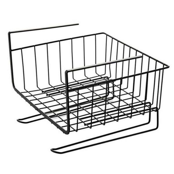 Under Cabinet Hanging Shelf Wire Basket Organizer For Cabinet Extra Storage