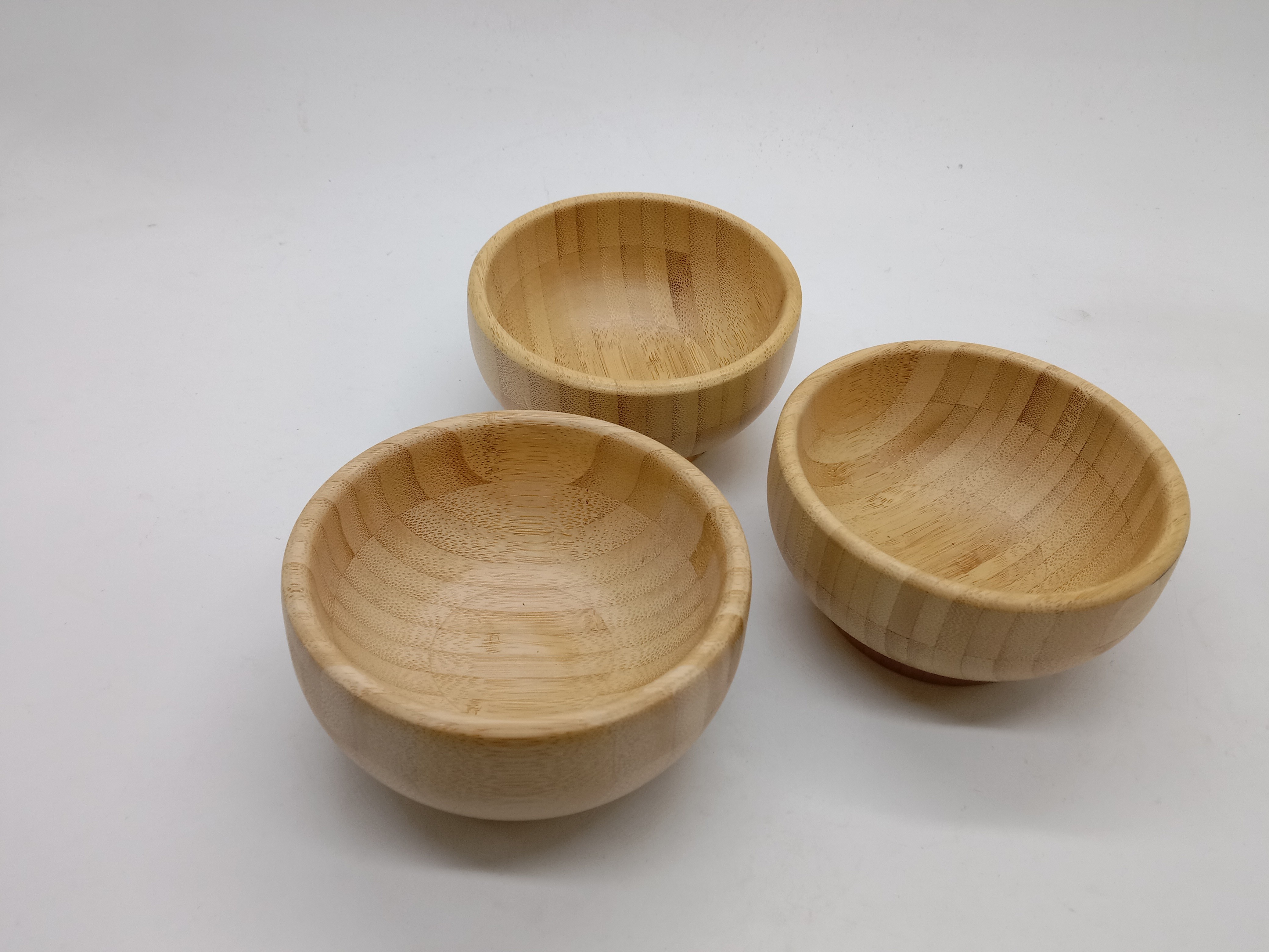 Fruits Salad Serving Bamboo Wood Salad Bowls Natural Organic