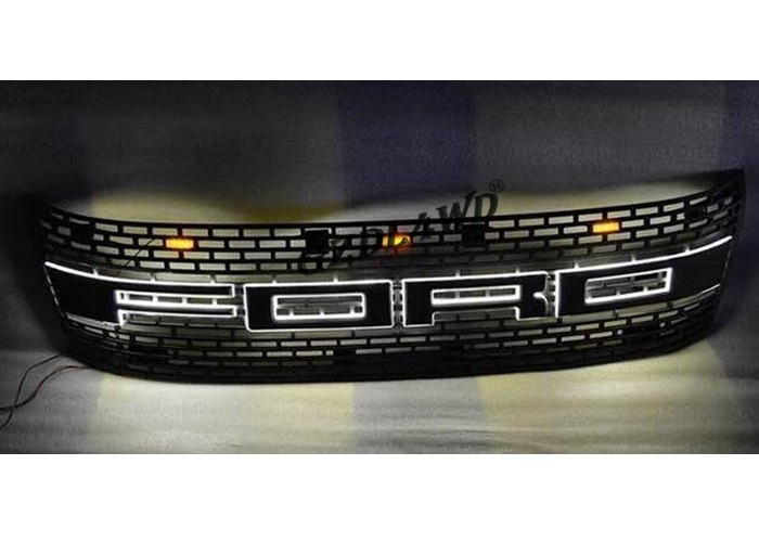 Ranger Black Grill With LED Lights , Ranger T6 Accessories