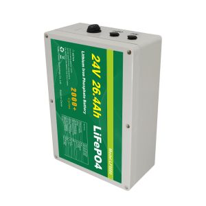 Factory Customized Deep Cycle Lithium Lifepo4 Battery Pack 24V 26.4Ah